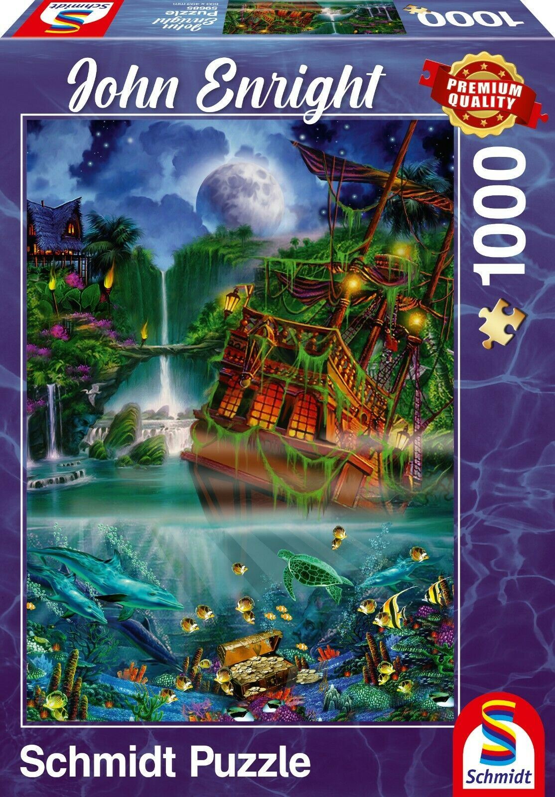 Schmidt Jigsaw Puzzle John Enright Sunken Treasure 1000 pieces