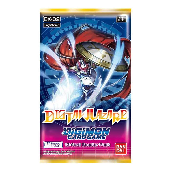 Digimon EX02 Digital Hazard 12card Booster Pack Bourne Toys