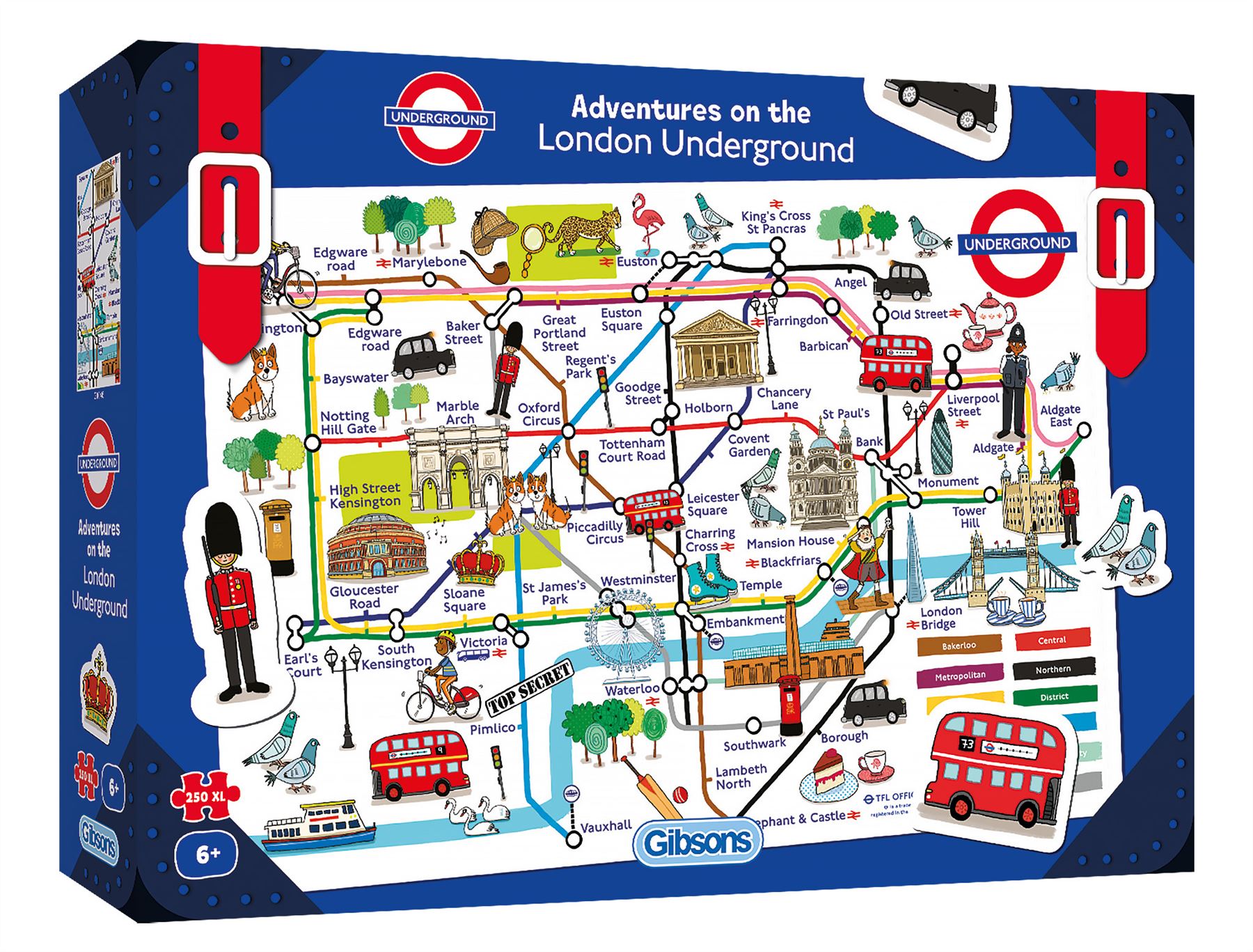 Gibsons Children’s Jigsaw Puzzle Adventures on the London Underground