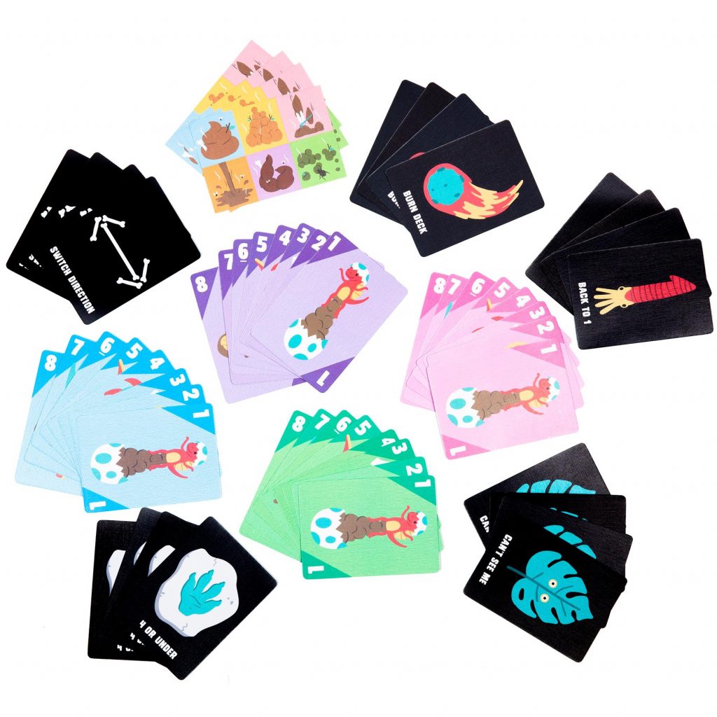 Dino Dump Classic Card Game For Kids (Age 6+) 24 Players Bourne Toys