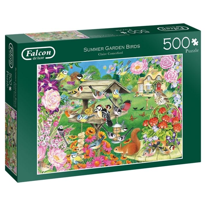 Falcon de luxe Jigsaw Puzzle 500 pieces Summer Garden Birds Bourne Toys