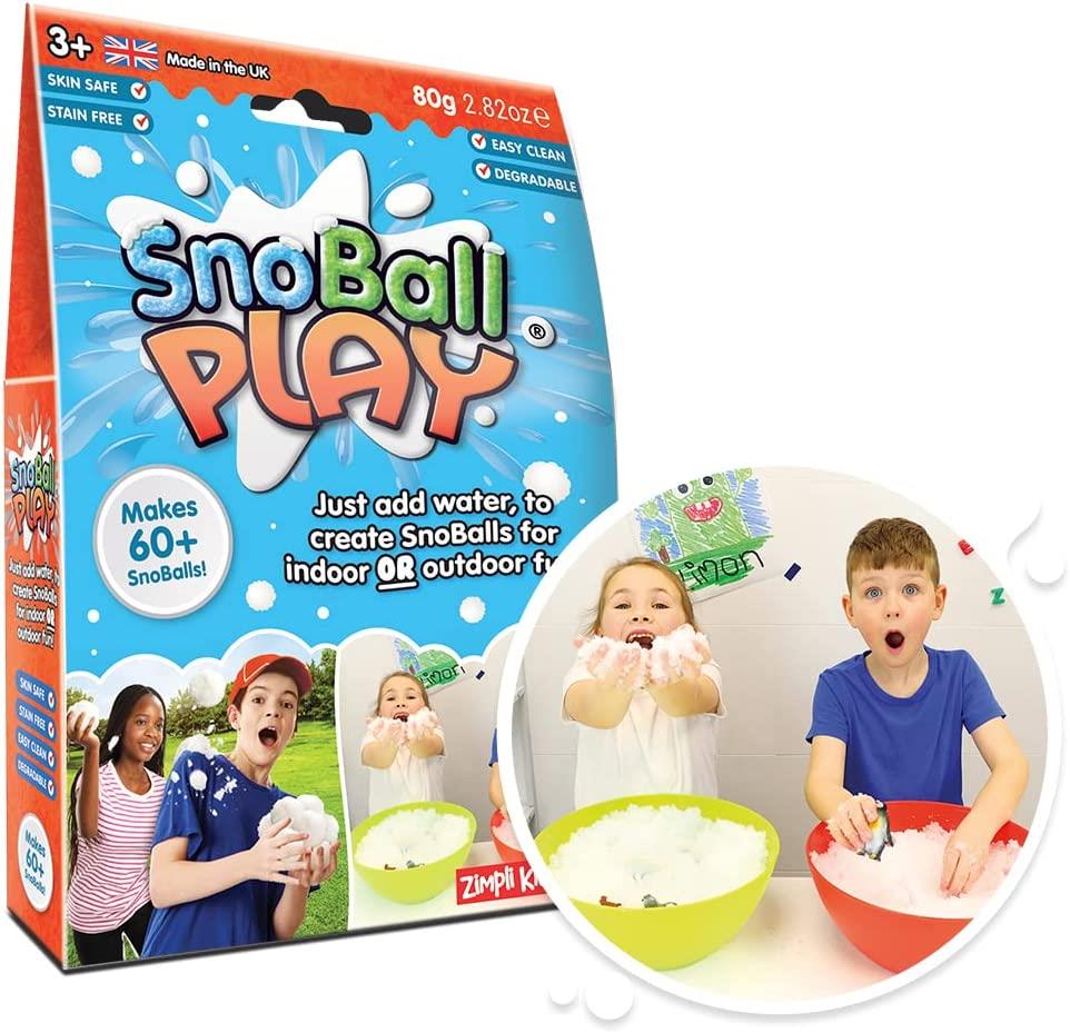 Snoball Play (4 Play Powder packs, 60+ Snowballs) Bourne Toys