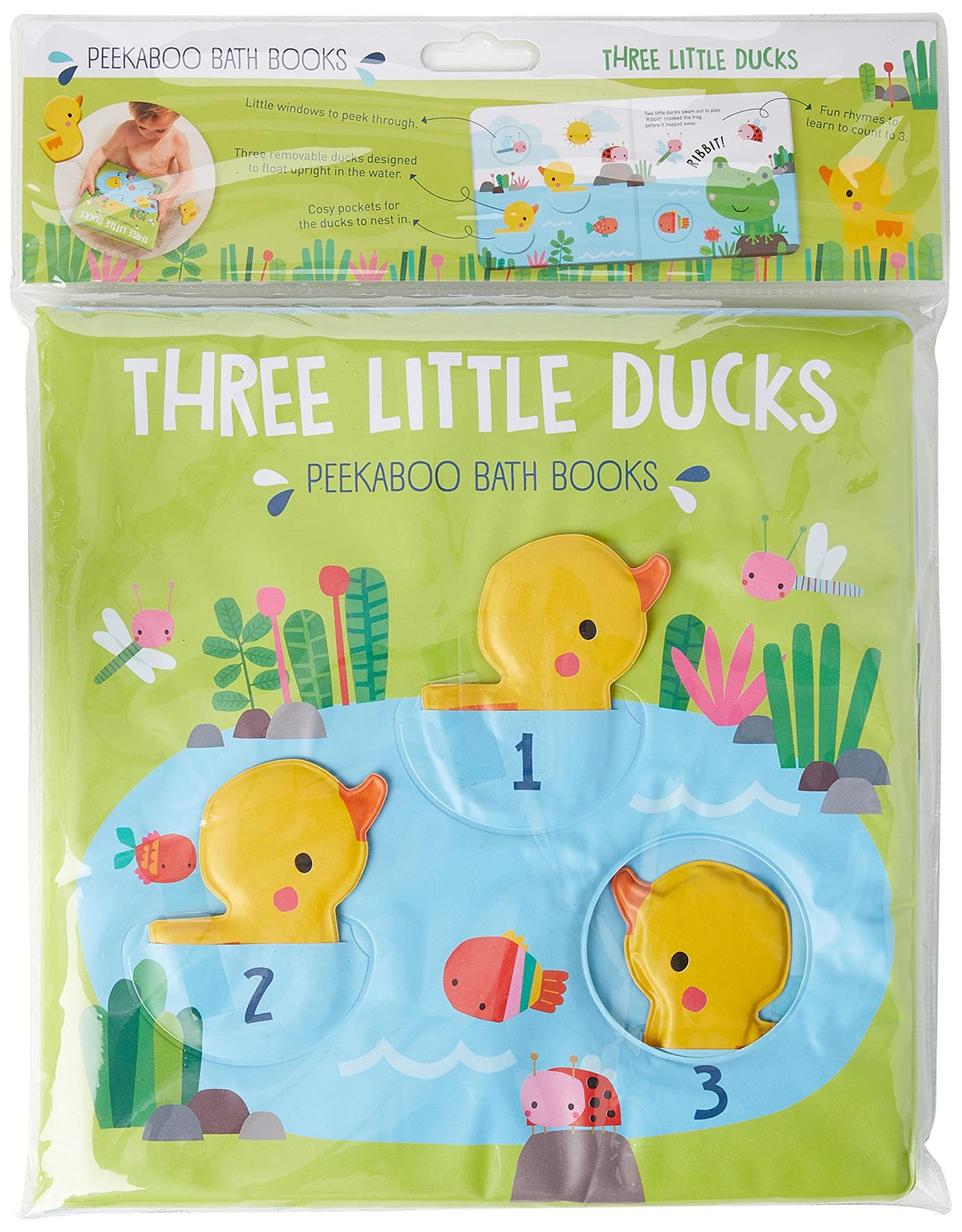 Peekaboo Bath Books Three Ducks Bourne Toys