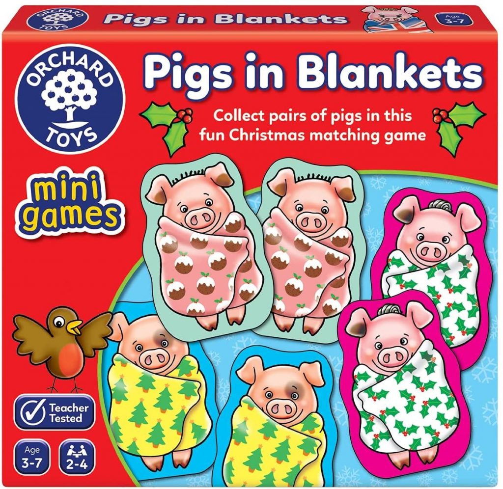 Orchard Toys Pigs In Blankets Game Bourne Toys