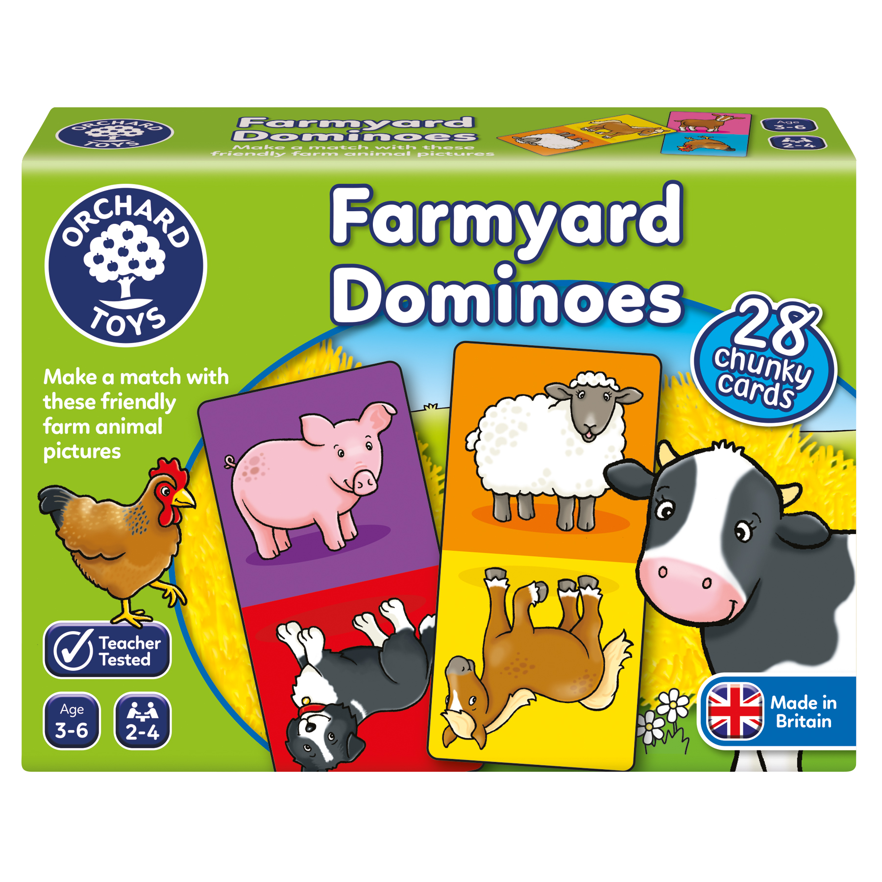 Orchard Toys Farmyard Dominoes Game Bourne Toys