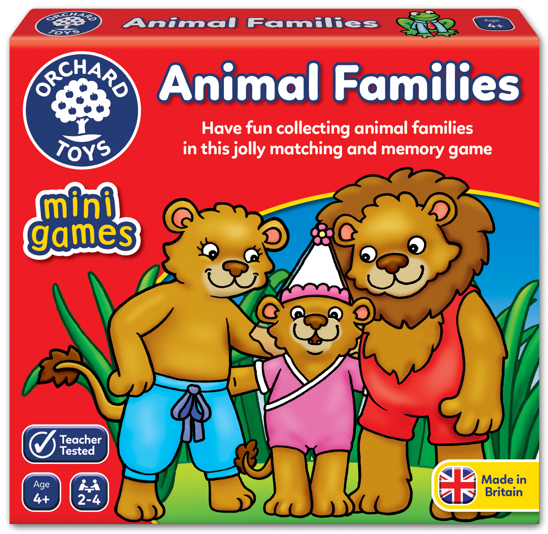 Orchard Toys Animal Families Mini Game Bourne Toys