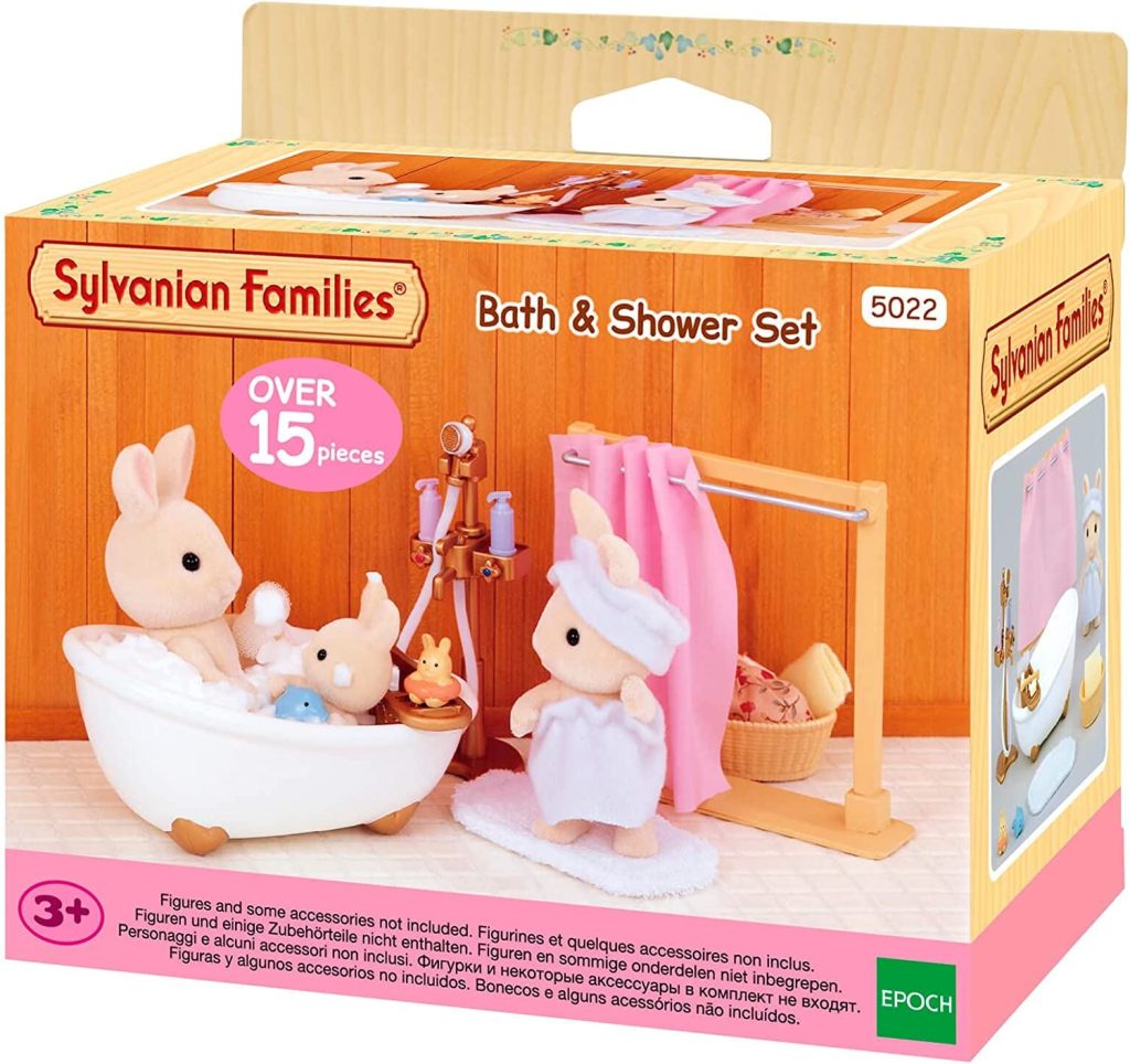 Sylvanian Families Bath and Shower Set Bourne Toys