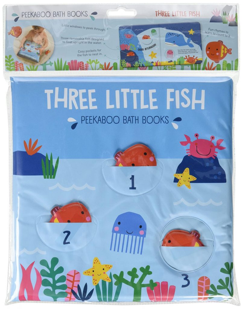 Peekaboo Bath Books Three Fish Bourne Toys