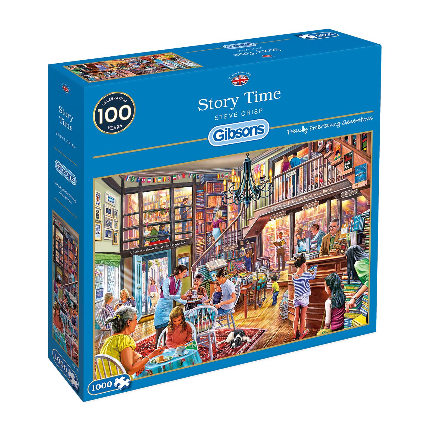 Gibsons Jigsaw Puzzle Story Time 1000 pieces Bourne Toys