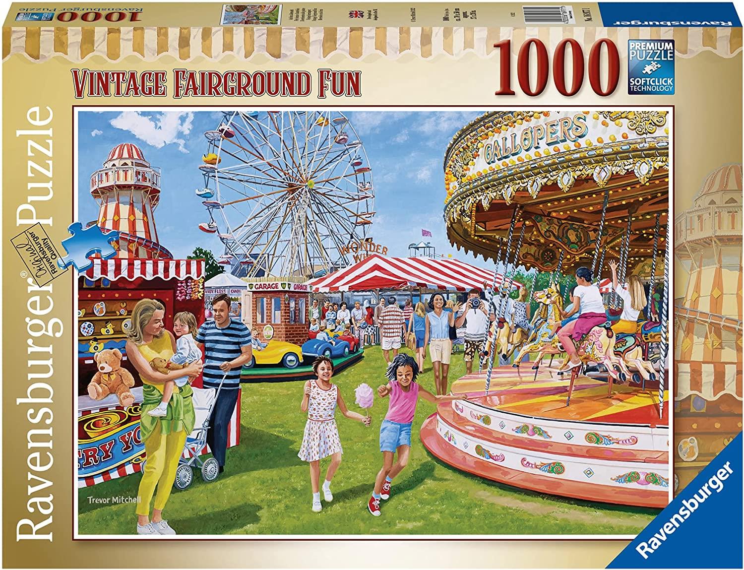 Ravensburger Vintage Fairground fun, 1000 piece Jigsaw Puzzle Bourne Toys