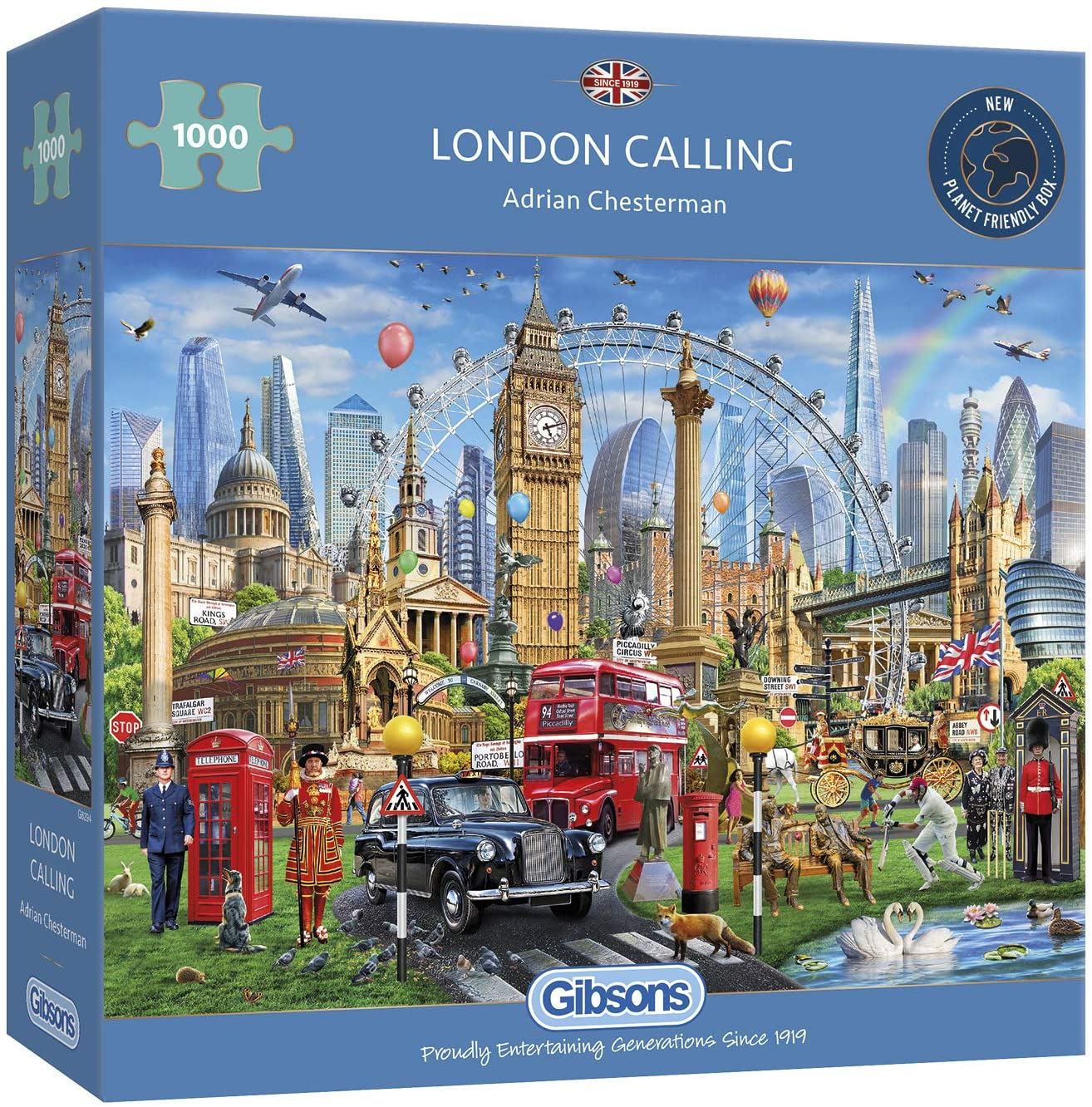 Gibsons Jigsaw Puzzle London Calling 1000 Pieces Bourne Toys