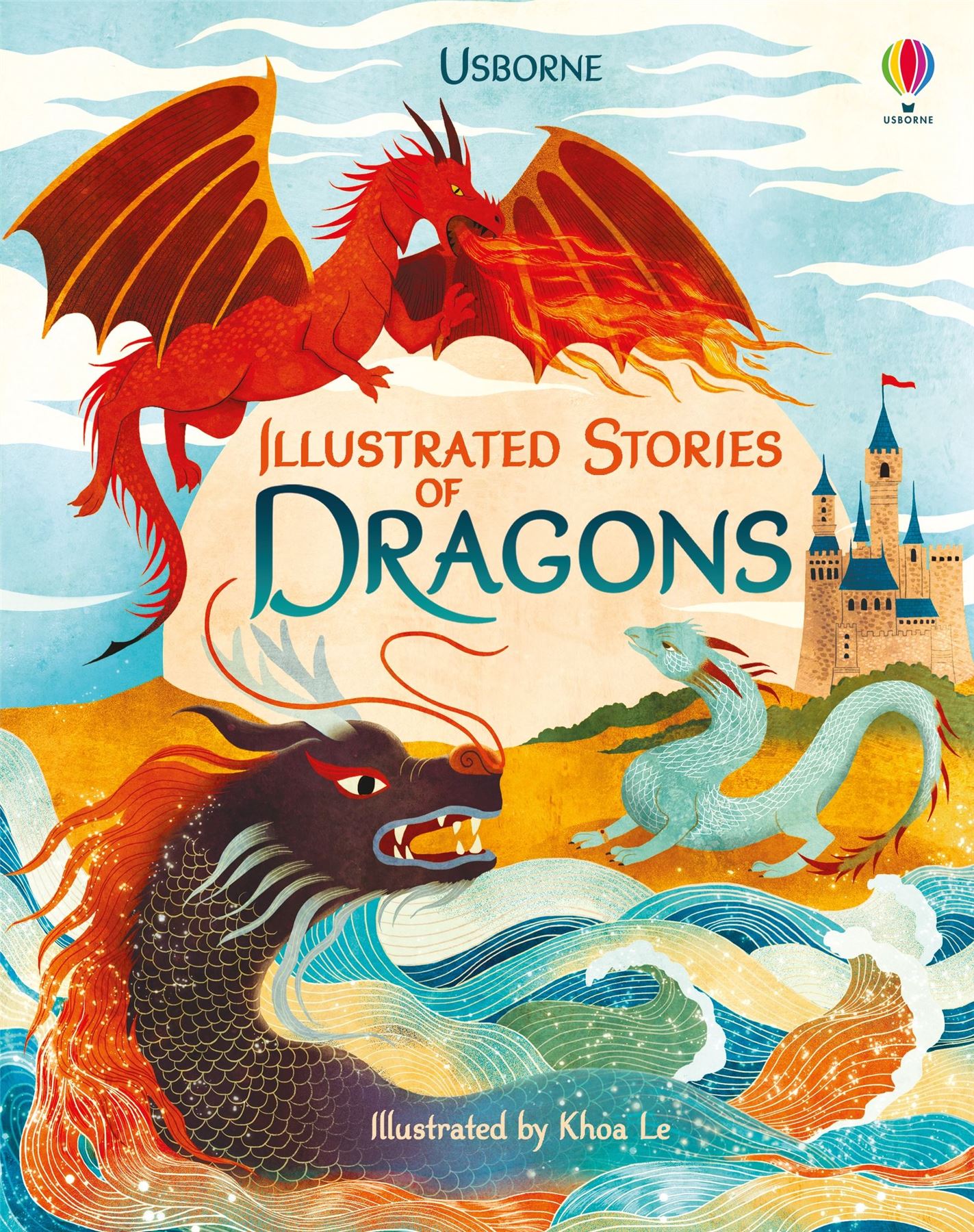 Usborne Illustrated Stories of Dragons (Age 6+) Bourne Toys