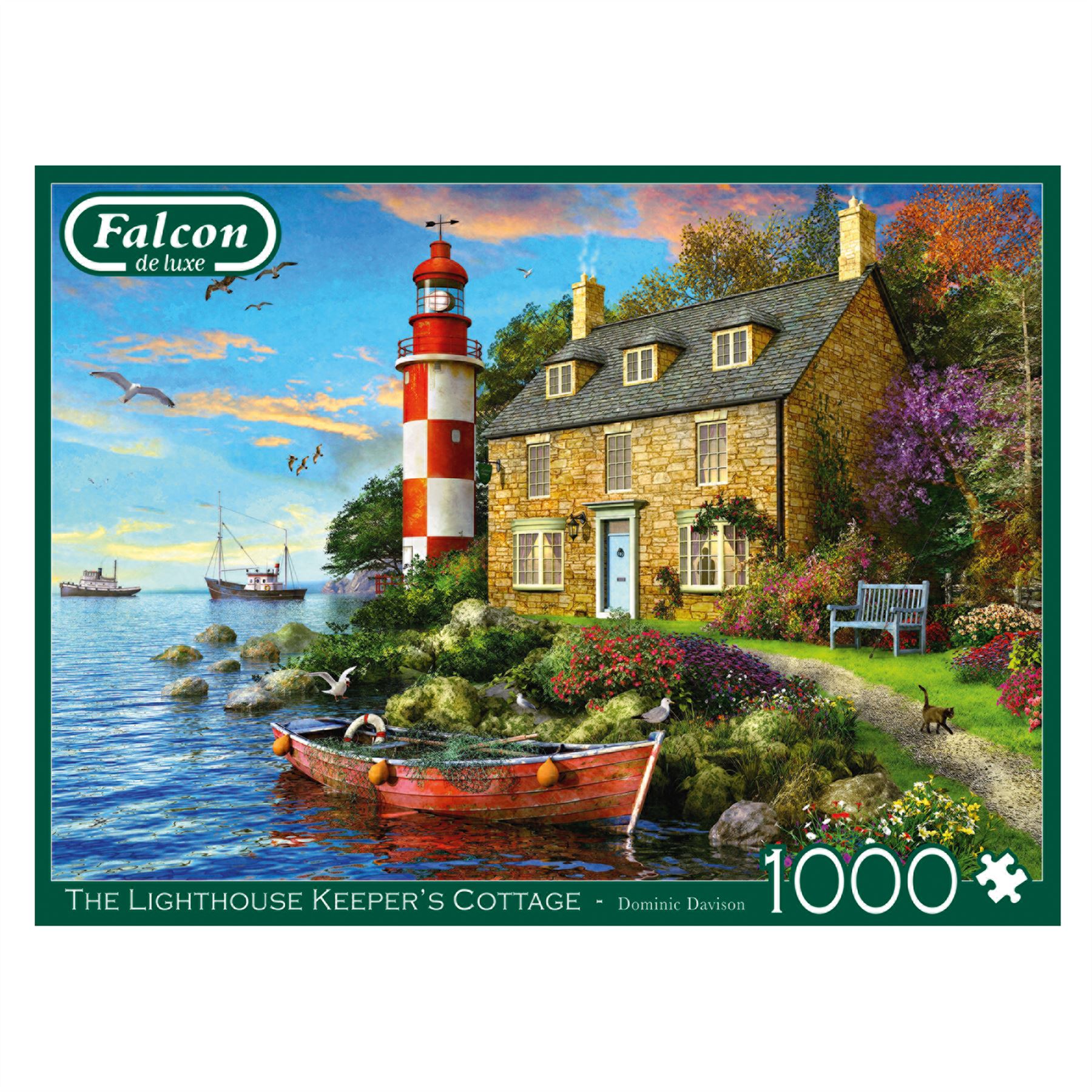 Falcon de luxe Jigsaw Puzzle 1000 pieces The Lighthouse Keeper’s