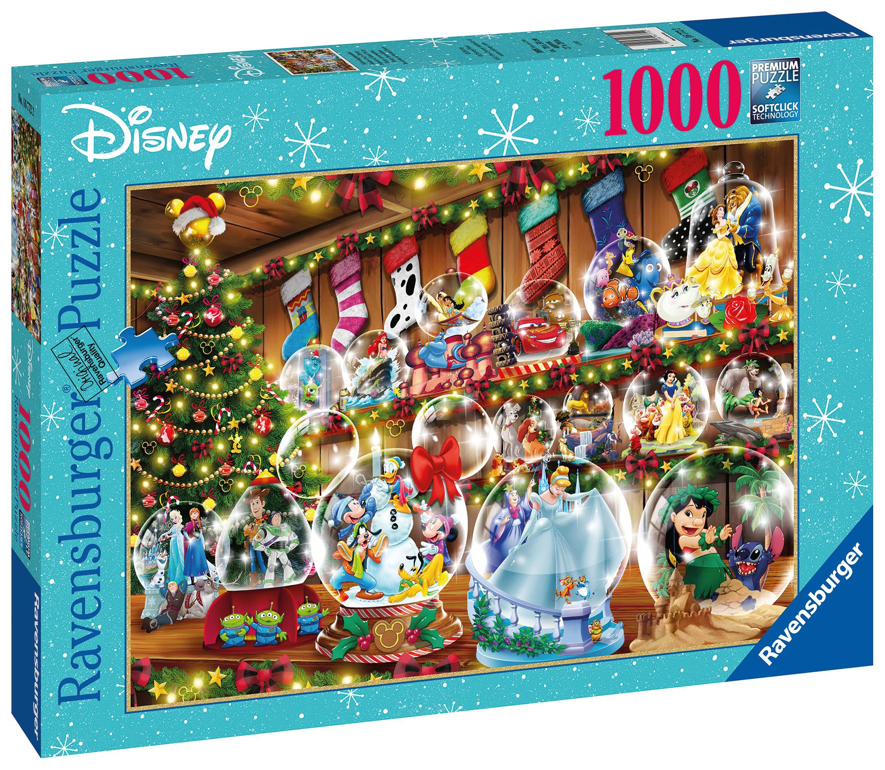 Ravensburger Jigsaw Puzzle Disney Christmas Snowglobe Paradise 1000