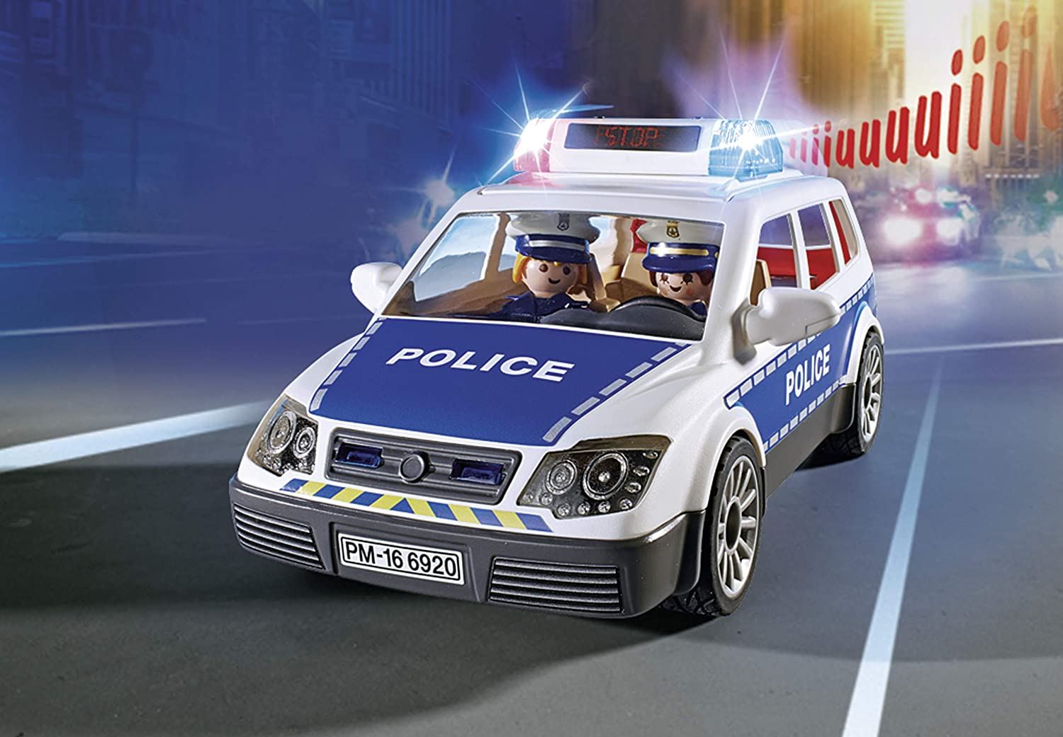 Playmobil 6920 City Action Police Squad Car with Lights and Sound